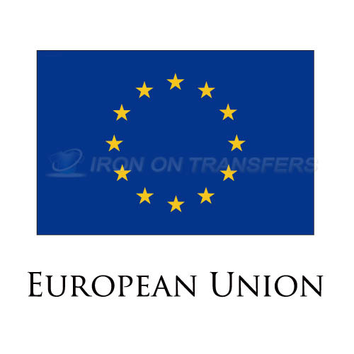 European Union flag Iron-on Stickers (Heat Transfers)NO.1871